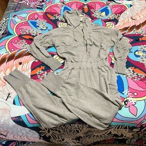 Free People Training Day Jumpsuit in Gray